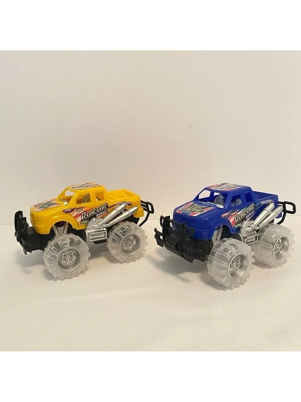 Monster Trucks With Light-Up Flashing LED Wheels Toy